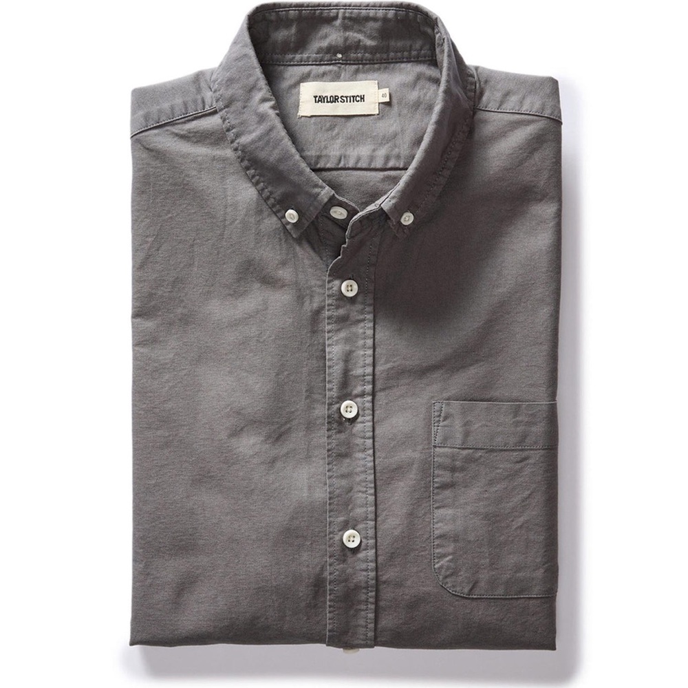 NWT Taylor Stitch The Jack Oxford in Smoke (Men’s Medium)